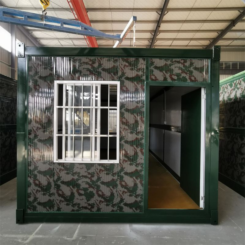 Anticorrosion Galvanized Steel Portable Modular House Container Site Office Building