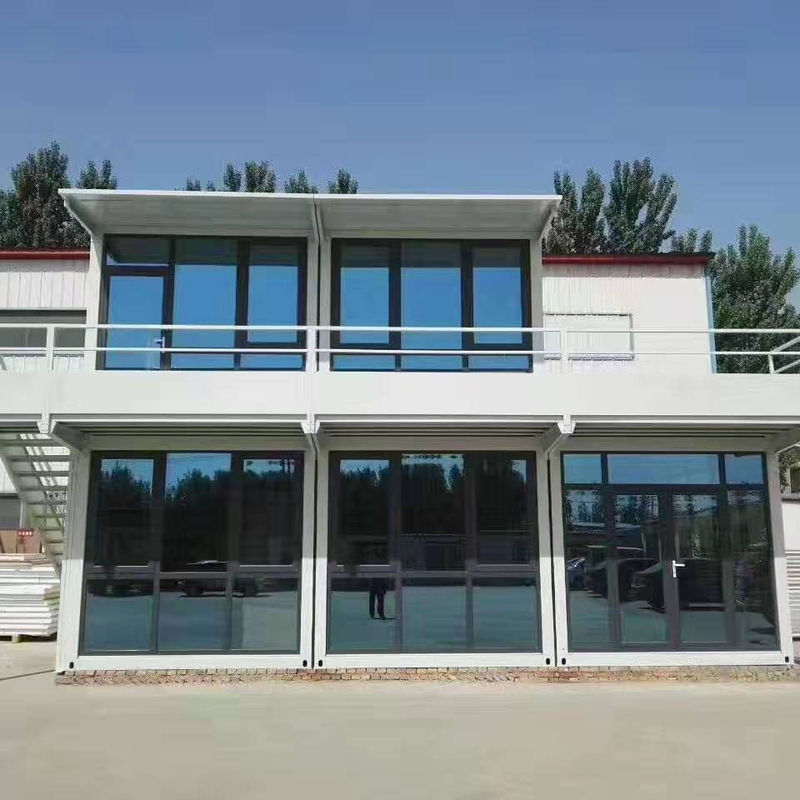 Glass Core Prefab Rumah Kontainer Lipat Yang Dapat Diperluas Untuk Pengiriman Kehidupan Modern