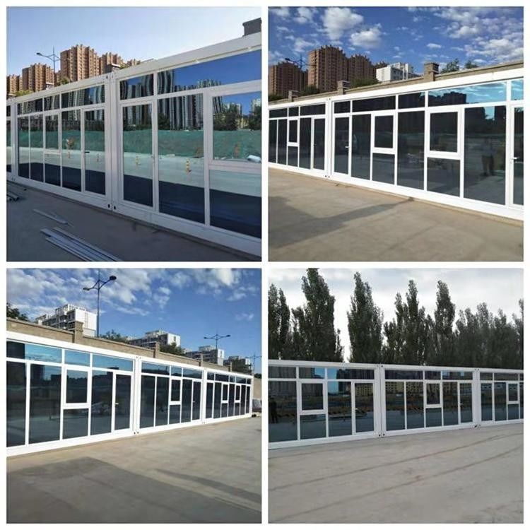 Glass Core Prefab Rumah Kontainer Lipat Yang Dapat Diperluas Untuk Pengiriman Kehidupan Modern