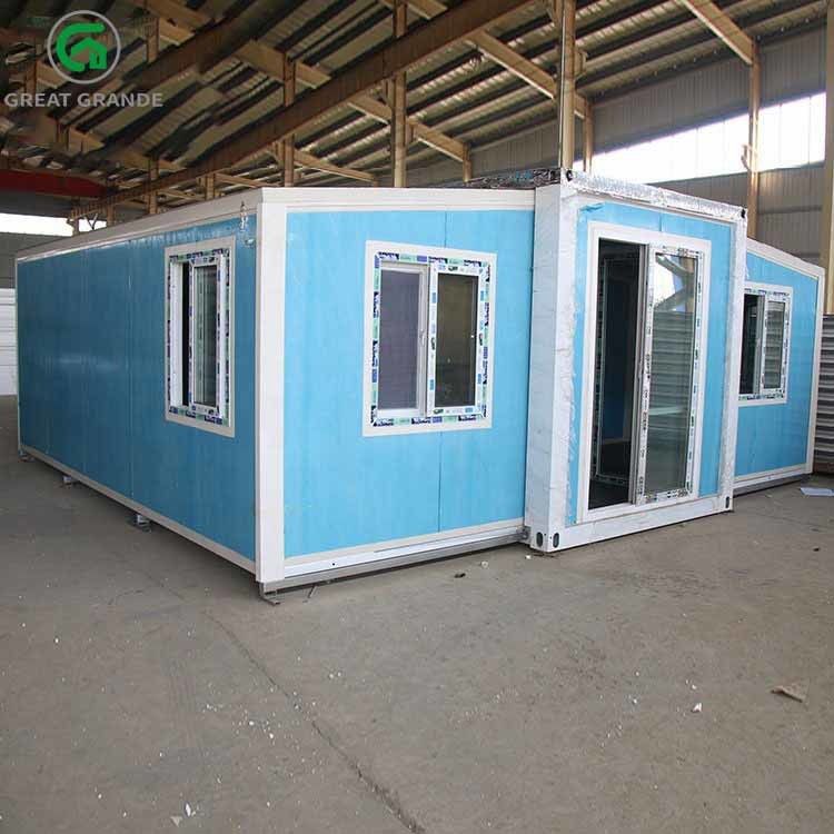 Brande 20/40Ft Kontainer Rumah Prefab yang Dapat Diperluas 5 Kamar Tidur rumah kontainer portabel rumah kontainer penyimpanan