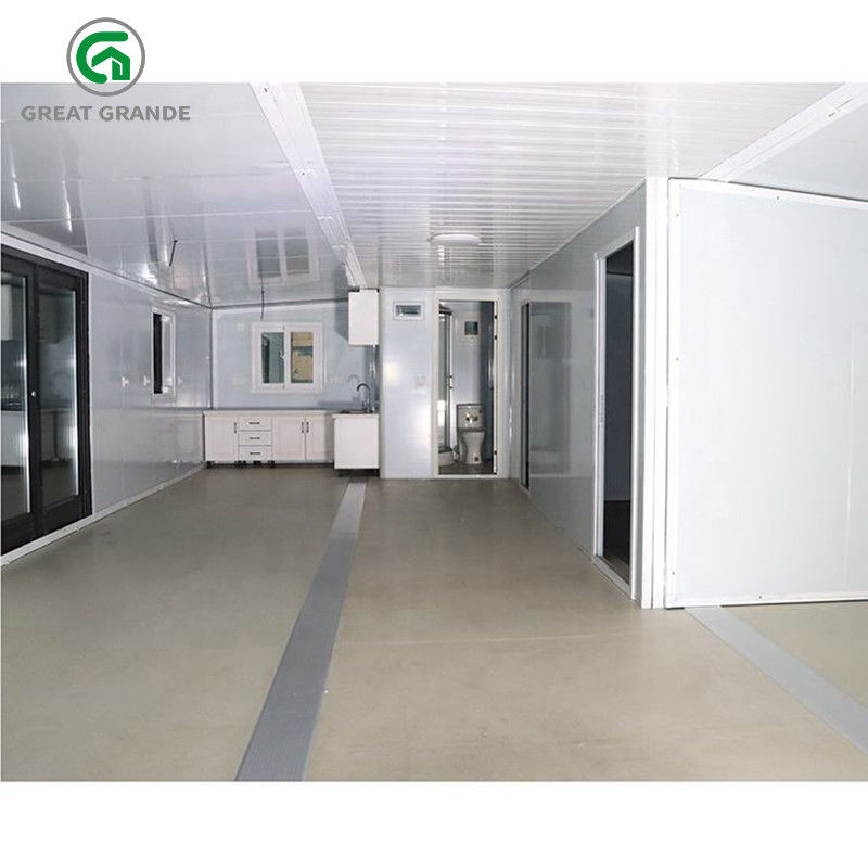 Rumah Kontainer Kosong 20ft Yang Dapat Diperluas 3 Dalam Satu Townho Modular Dijual Ke Dakar