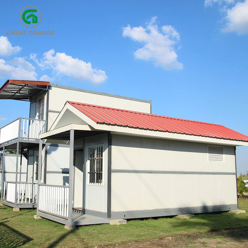 Rumah Kontainer Lipat Prefab Untuk Kantor Sementara Dan Akomodasi Di Lokasi Konstruksi