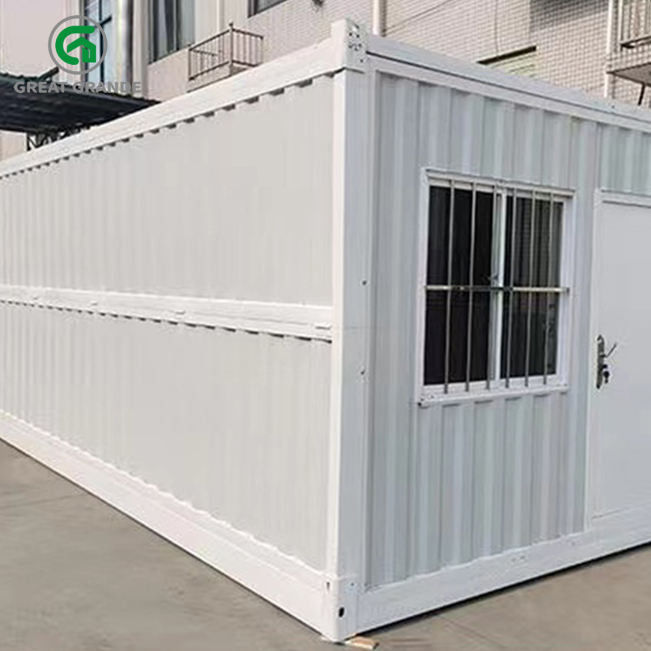 Rumah Kontainer Lipat Prefab Dinding Bergelombang Asrama Situs Wol Batu Isolasi Termal