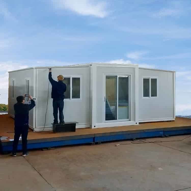 ODM Inovatif Expandable Prefab Rumah Efisien Atas 2.46 ~ 2.59m Tinggi dalam ruangan