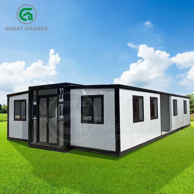 Rumah Modular 20ft yang dapat diperluas Produsen Konstruksi yang kokoh Hidup di luar jaringan Instalasi cepat