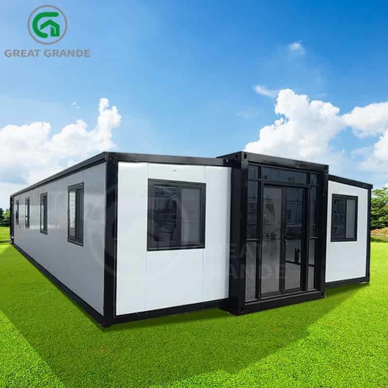 Rumah Modular 20ft yang dapat diperluas Produsen Konstruksi yang kokoh Hidup di luar jaringan Instalasi cepat