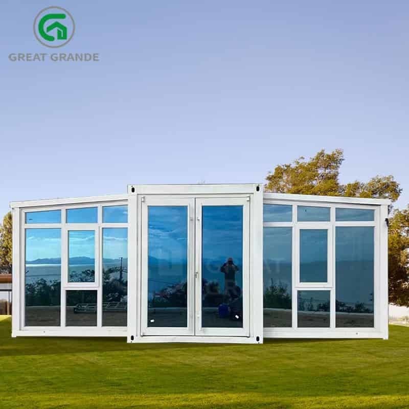Rumah Modular 20ft yang dapat diperluas Produsen Konstruksi yang kokoh Hidup di luar jaringan Instalasi cepat