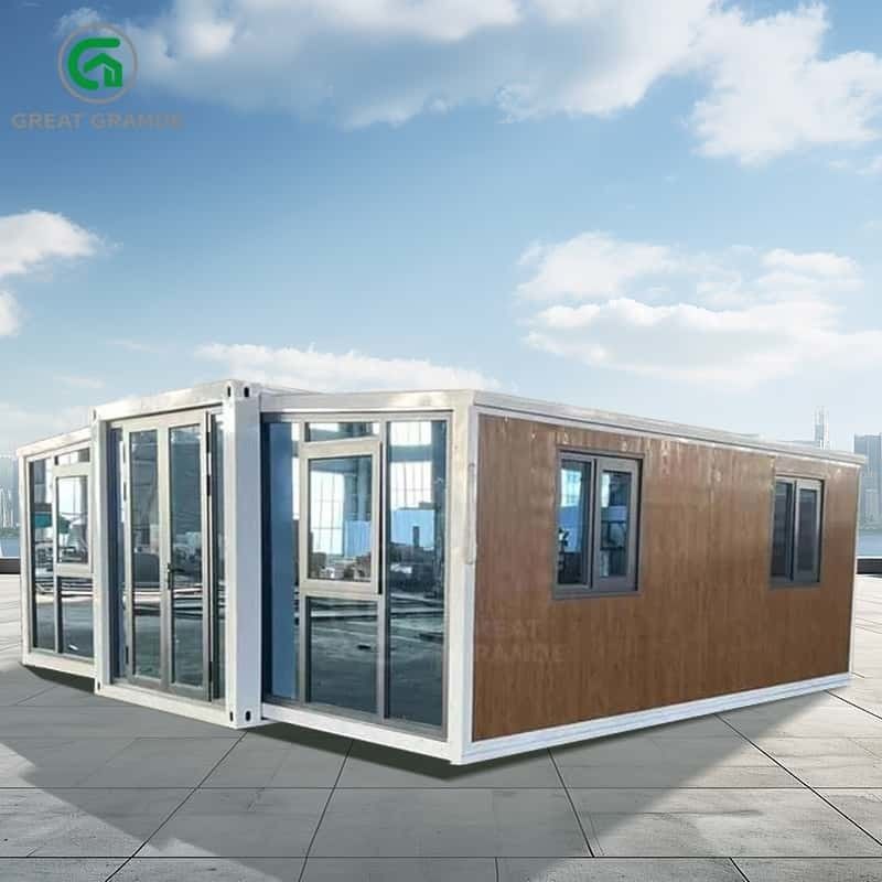 20FT Expandable Shipping Container Home Manufacturer Panel Komposit Untuk Dinding Isolasi Dan Isolasi Suara