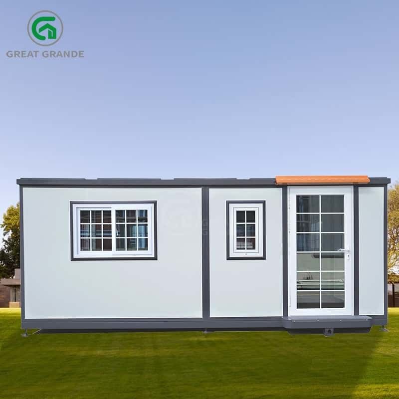 20FT Rumah Expandable Kontainer produsen Mudah untuk bergerak Tiga dalam satu berbagai warna