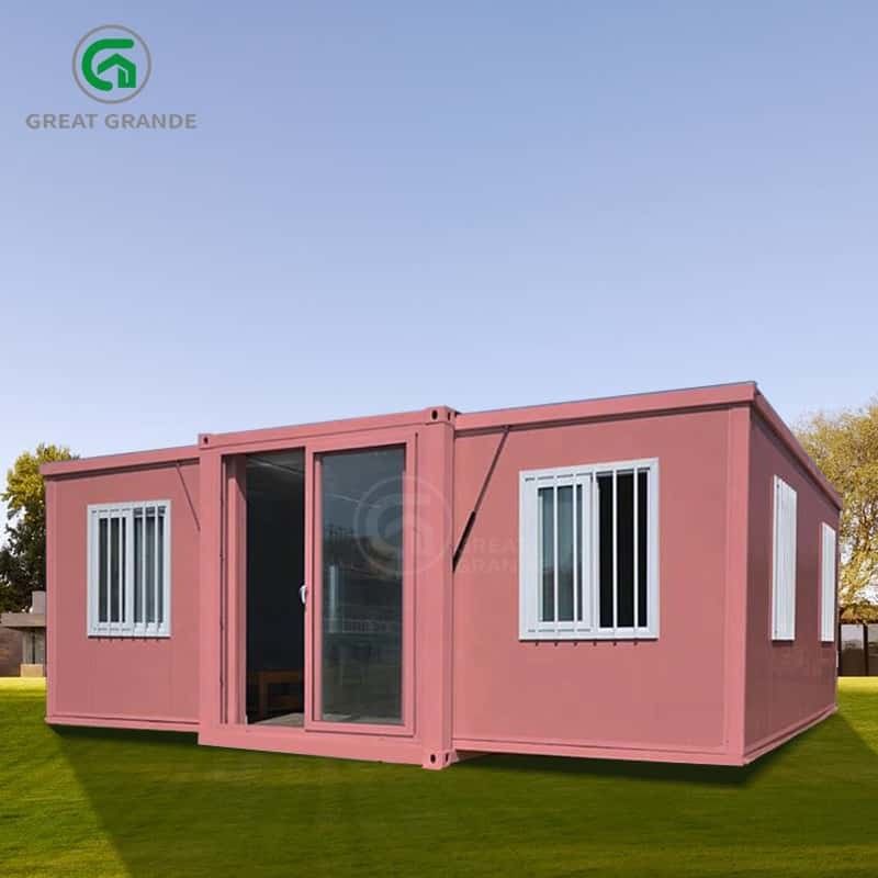 20FT Portable Expandable Homes kenyamanan kenyamanan frame baja galvanis panel dinding komposit