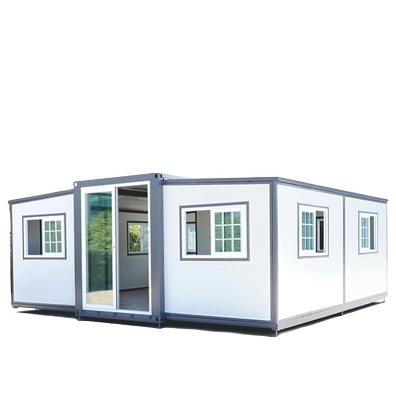 20FT Prefab Rumah Portable Produsen rumah prefab EPS panel sandwich lantai kulit