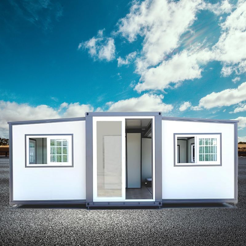 20FT Prefab Rumah Portable Produsen rumah prefab EPS panel sandwich lantai kulit