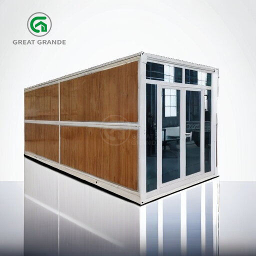 20ft Fold Out Container House Produsen tabung persegi baja galvanis instalasi cepat
