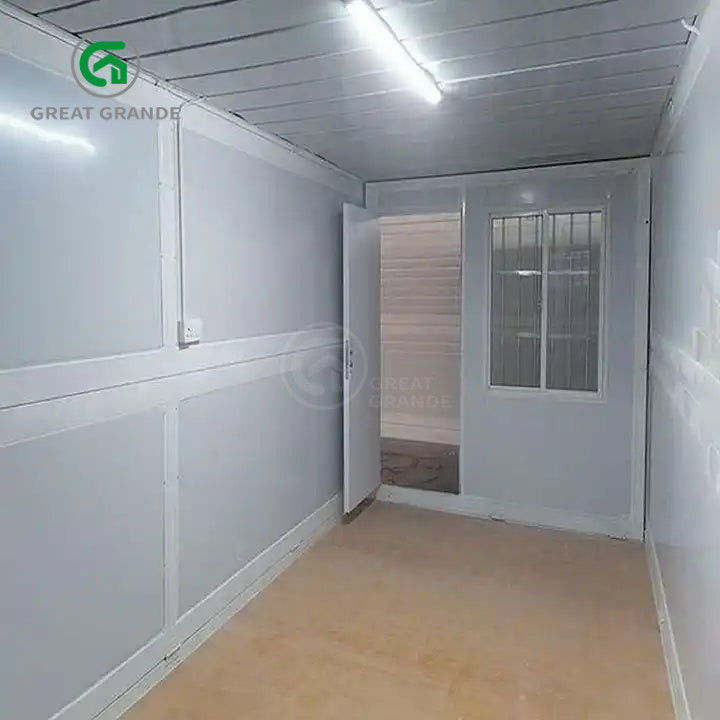 20ft Fold Out Container House Produsen tabung persegi baja galvanis instalasi cepat