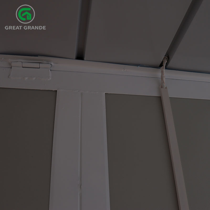 Pintu Keamanan Baja Kontainer Lipat Rumah Dengan Atap 60kg/m3 Isolasi Batu Wol Wol