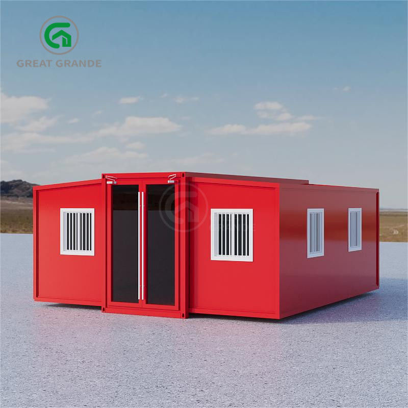 Mudah Instalasi Rumah Prefab yang Dapat Diekskresikan dengan Lantai Kayu Lapis Bambu dan Fitting Shower