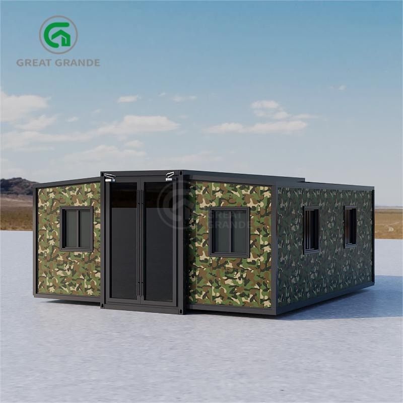Rumah yang bisa diperluas 5600 mm * 6300 mm * 2250 mm Ruang internal Instalasi cepat
