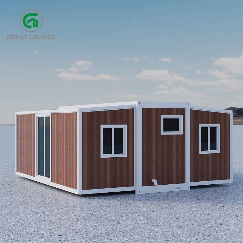 Rumah Prefabrikasi Kontemporer yang Dapat Diekskresikan 2.0kN/m2 Lantai Live Load Aluminium Alloy Sliding Window