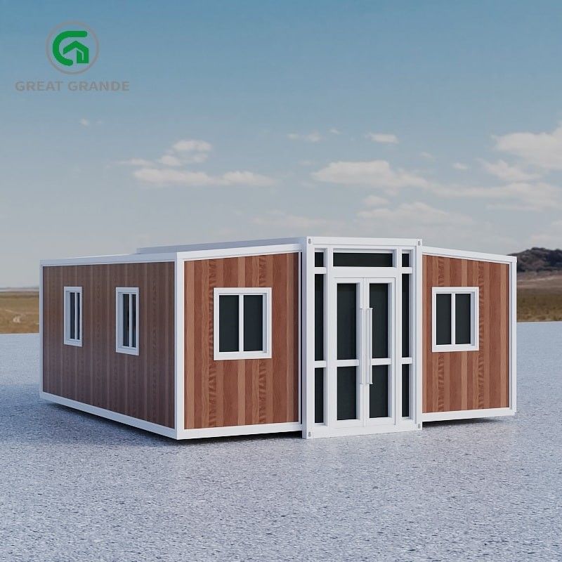 Rumah Prefabrikasi Kontemporer yang Dapat Diekskresikan 2.0kN/m2 Lantai Live Load Aluminium Alloy Sliding Window