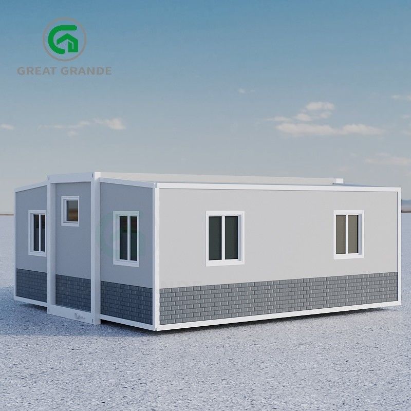 Rumah Prefab Steel Rumah Prefab yang mudah dirakit Untuk beban salju 1,0 KN/m2