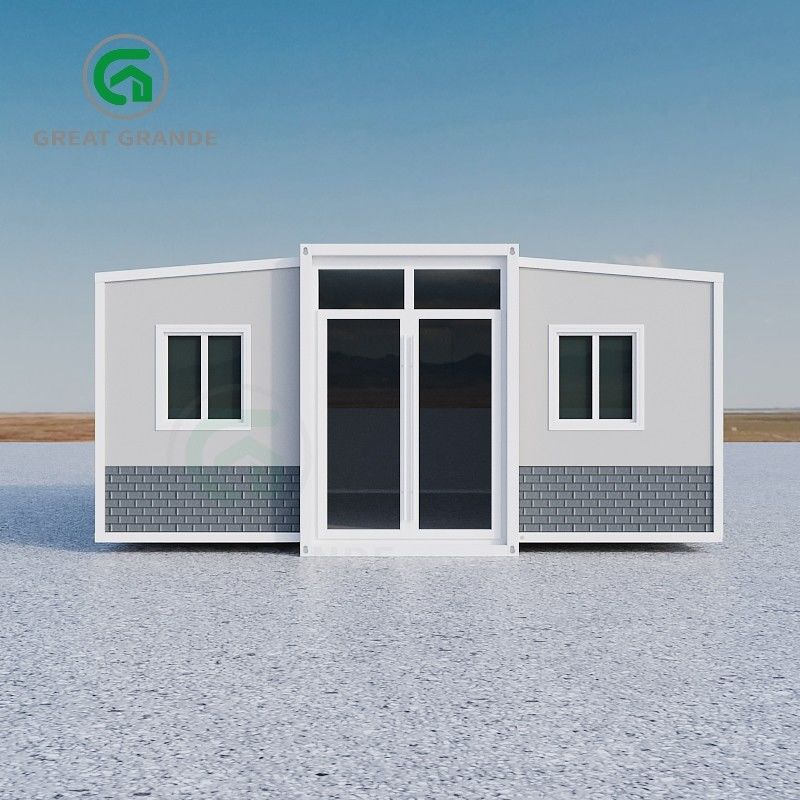 Rumah Prefab Steel Rumah Prefab yang mudah dirakit Untuk beban salju 1,0 KN/m2