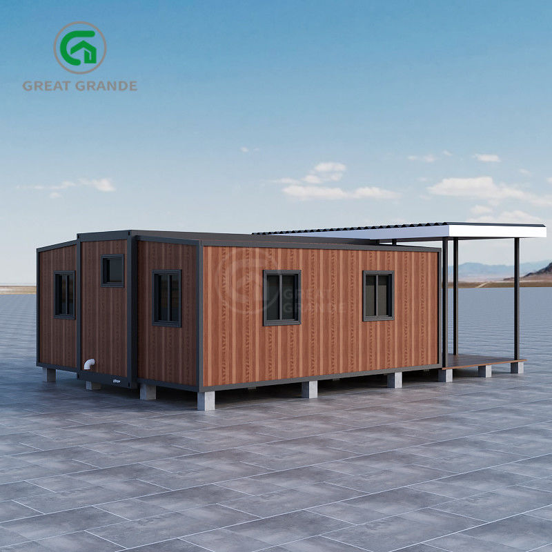 Rumah Prefab yang bisa diperluas tahan cuaca Nilai R 2.95K.m/W Transportasi yang nyaman