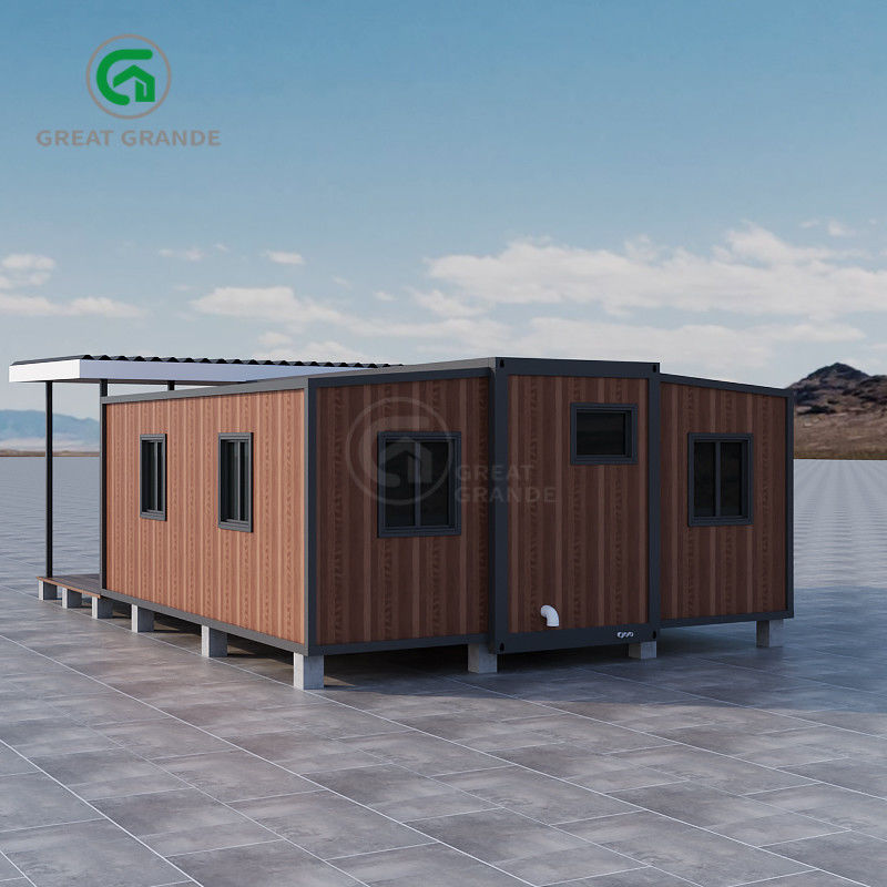 Rumah Prefab yang bisa diperluas tahan cuaca Nilai R 2.95K.m/W Transportasi yang nyaman