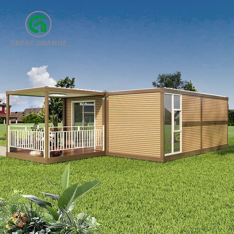 Energi- Fitur Untuk Kontainer Lipat Rumah Memenuhi Standar Internasional yang ketat Pintu yang sudah dipasang
